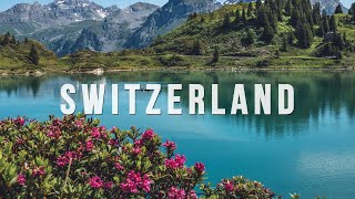 [NO Ads] Switzerland relaxing tourism video with piano music, nature, beautiful places, travel vlog