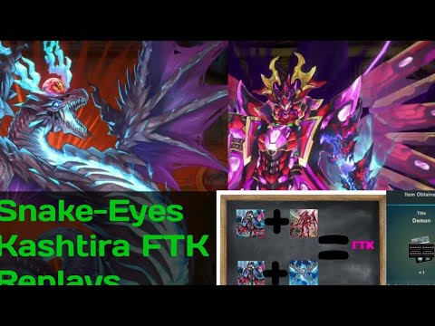 Snake Eyes Kashtira Ftk Replays Yu Gi Oh Master Duel Youtube
