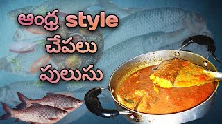 Andhra style 😎 chepalu pulusu ||fish curry 🍛 ||పక్కా ఆంధ్రా స్టైల్ చేపలు పులుసు#vlogs