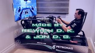 Playseat Ultimate with Mercedes-AMG Petronas Formula 1 livery - Making exclusive