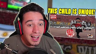 🇦🇷 ARGENTINE REACTS to CHILD THUNAYAN LEADS WYDAD CASABLANCA FANS 😱❤