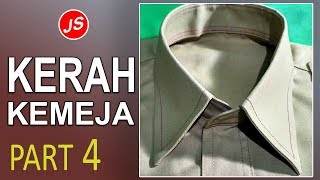 Cara Memasang Kerah Kemeja #4