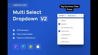 FlutterFlow Multi Select Dropdown 🏷️ Tag Chips + Checkbox List ✨ #flutterflow #dropdown