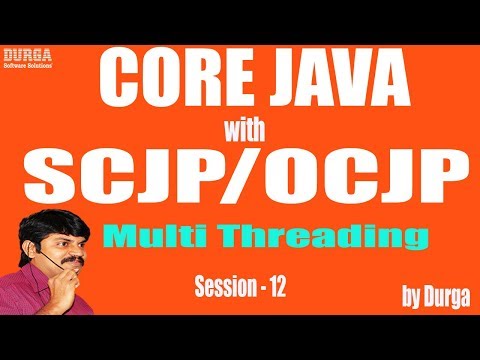 Core Java with OCJP/SCJP: Multi Threading Part-12 || DeadLock || Starvation Core Java with OCJP/SCJP: Multi Threading Part-12 || DeadLock || Starvation