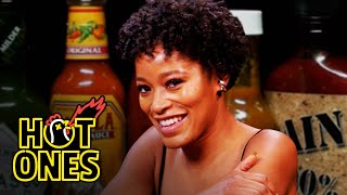 Keke Palmer Listens to the Devil While Eating Spicy Wings | Hot Ones