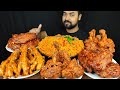 KOREAN CHICKEN WINGS, CHINESE CHICKEN FEET, CHICKEN LOLLIPOP, NOODLES MUKBANG ASMR EATING SHOW |