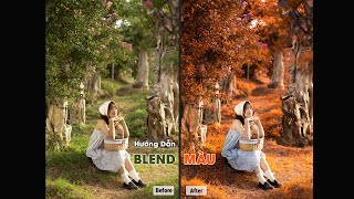 Hướng Dẫn Blend Màu Nắng Mùa Thu Trong Photoshop | Tự Học Photoshop