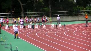 第８回渋谷区ジュニア陸上競技大会　小学５年女子１００ｍ　決勝