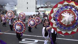 🌂百花繚蘭～若葉台連 さん ｼｬﾝｼｬﾝｼｬﾝｸﾞﾘﾗ　第59回鳥取しゃんしゃん祭 in 智頭街道 2023.08.14