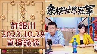 象棋许银川直播录像（2023.10.28），棋力评测