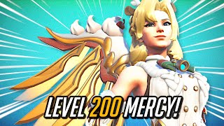 ⭐️ LEVEL 200 Mercy Main! ⭐️ *NEW* Mercy Buffs Are Smooth! - Overwatch 2