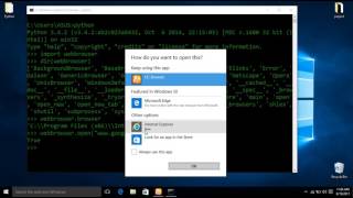 Part 20-Webbrowser module in Python(Hindi)