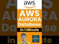 Amazon Aurora Database Explained for AWS Cloud Developers | #aurora