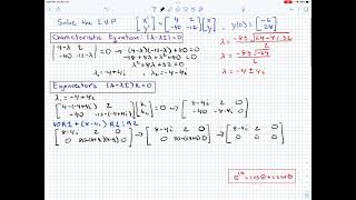 Complex Eigenvalues, System of DE Example