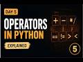 Python Operators Explained for Selenium Testers | Beginner Guide