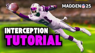 HOW TO GET MORE INTERCEPTIONS! Madden 25 Superstar Mode