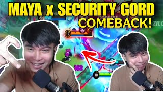 URADA SECURITY GORD x MAYA Comeback is REAL! | MOBILE LEGENDS