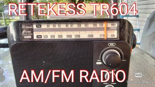 RETEKESS TR604 2 BAND RADIO AM/FM