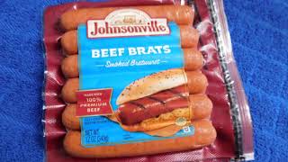 Johnsonville Smoked Beef Bratwurst, Johnsonville Links, Smoked Beef Brats