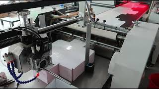 automatic production process for rigid box packaging