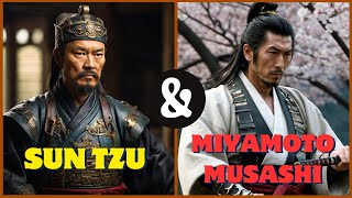 Cómo SUN TZU y MIYAMOTO MUSASHI aplicarían su ARTE de la GUERRA en BATALLA | GENIOS DE LA HISTORIA