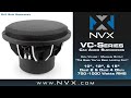 nvx vc series car audio subwoofers