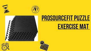 ProsourceFit Puzzle Exercise Mat ½”, EVA Interlocking Foam Floor Tiles for Home Gym