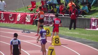 第70回北海道高等学校陸上競技選手権大会　男子4X100mR　準決勝3組