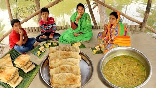 বাড়িতে তৈরি মোগলাই পরোটার সব থেকে সহজ রেসিপি সঙ্গে স্পেশাল আলুর তরকারি||Home made moglai porota