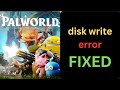 Solve 'Disk Write Error' in Palworld: Antivirus and File Recovery Tutorial