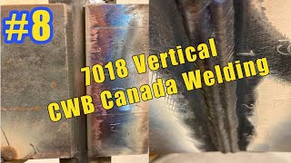 CWB Structural Weld Test | 3FG Vertical Stick Welding / 아크(전기) 캐나다 버티컬 수직 CWB용접