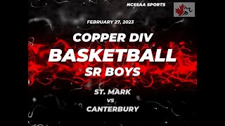 BB Sr B Copper - MARK @ CANT - Feb 27, 2023