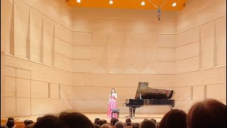 進藤実優さんピアノコンサートin名古屋電気文化会館〜アンコール曲ショパン、マズルカ〜