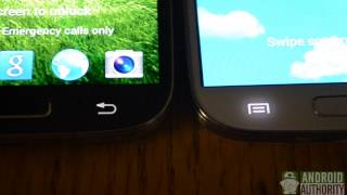 Samsung Galaxy S4 - Frost White vs. Mist Black color comparison