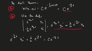 ODE Section 3.4 - Reduction of Order and the Third Case.