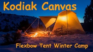 Kodiak Canvas Flexbow Tent Winter Camping