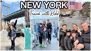 NEW YORK VLOG with kids! Earthquake, Sightseeing + Tips for NYC