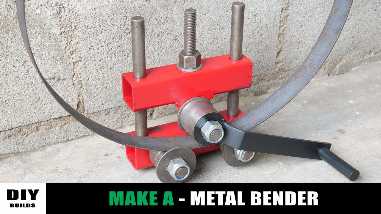 Make A Metal Bender | Simple Homemade Roller Bender | DIY - YouTube