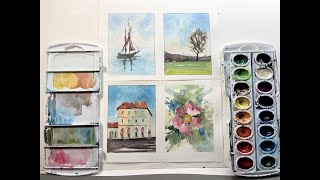 Watercolor "EXTREME BEGINNERS" - Starting the Journey with Chris Petri