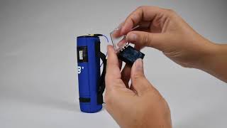 Hand-Arm Vibration Test Sensor Setup