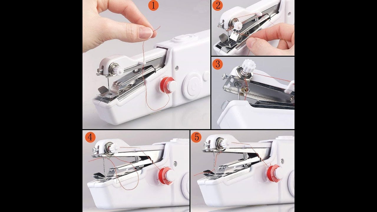 Sew-Handy™ Handheld Sewing Machine - YouTube