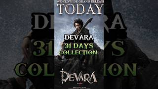 DEVARA 31 DAYS COLLECTION #shorts #devara31dayscollection #devara #ntr #movie