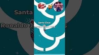 Ronaldo Jingle bells Vs Santa Claus #shorts