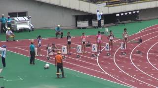 2016年 近畿IH 陸上 女子100m 凖決勝2組