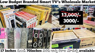 Buy Low Budget Branded Android Led TV Home Appliances Wholesale Shopping Market|3000 Smart Hyderabad