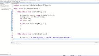 Java - String Manipulation Insert efficiently.
