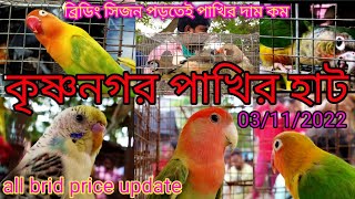 Krishnagar Pakhir Hatt , Biggest Bird Market In Nadia  All Exotic Bird Price Update  03.11.2022