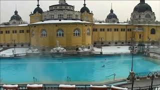 Széchenyi SPA in winter and summer