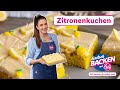 Saftiges Zitronenkuchen Rezept mit Frischkäsefrosting | Rezepte für Lidl von Sallys Welt