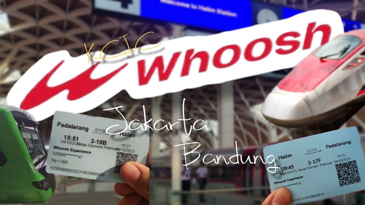 WHOOSH Kereta Tercepat Se-ASEAN Jakarta - Bandung Cuma 46 Menit [KA ...